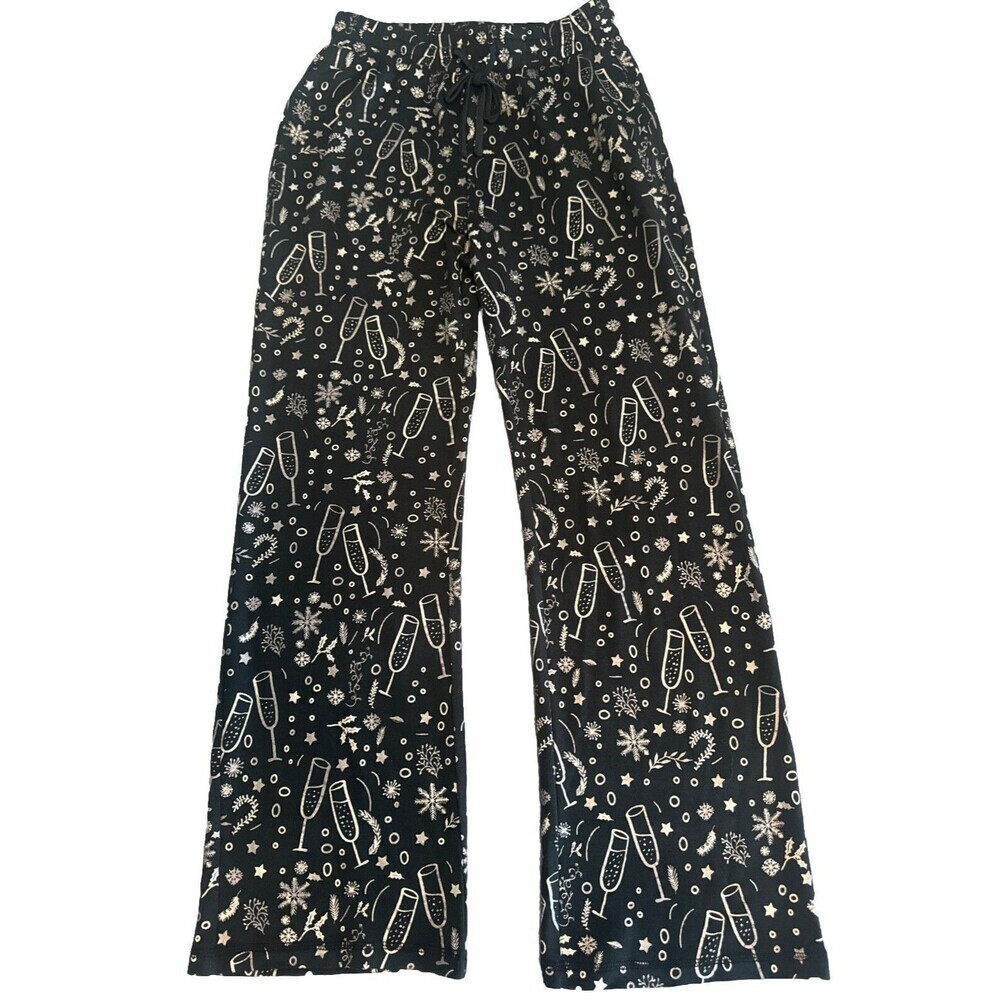 Women’s Soft Surroundings Get Toasty Pj Lounge Pants‎ Champagne Winter Size XS